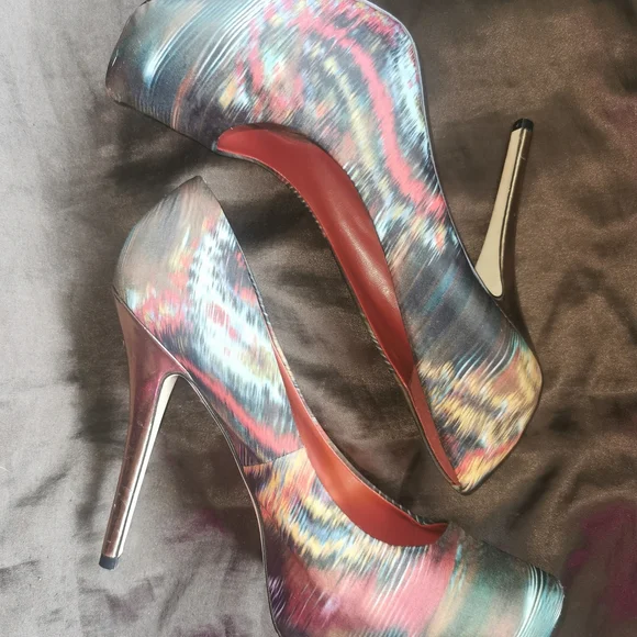 Aldo Shoes Aldo Multicolor Stiletto Heels Poshmark - Main Image